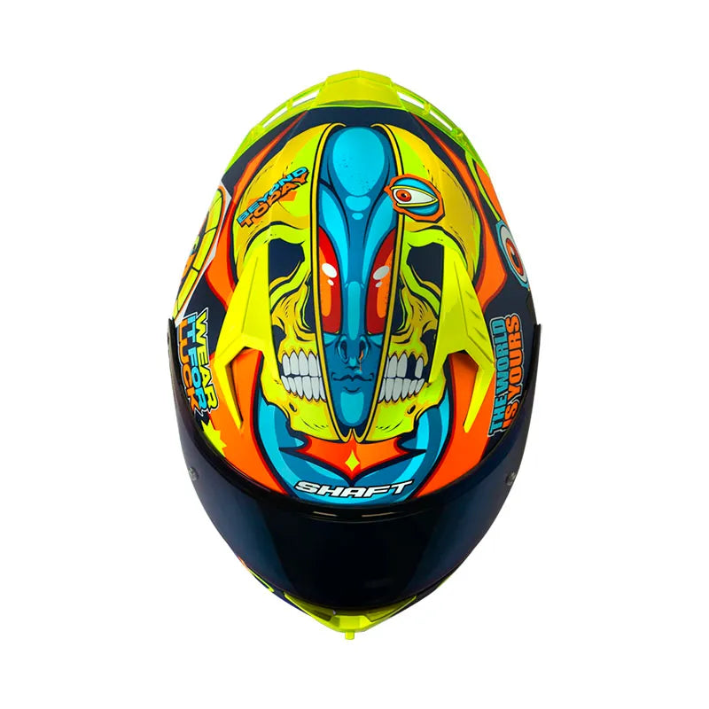 Casco SHAFT 526 Lucky Naranja