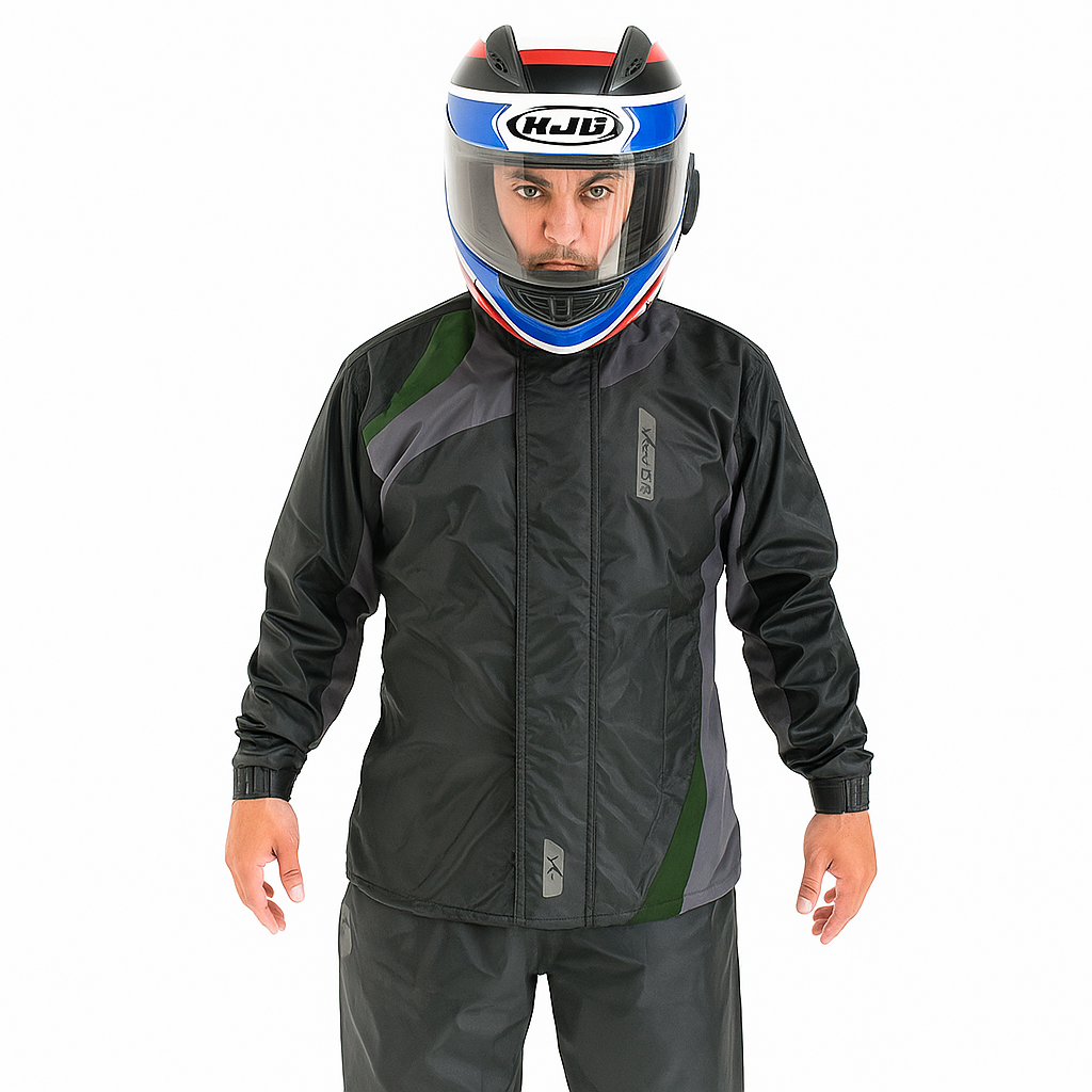 Impermeable Hombre Evo Negro Army V3TROX