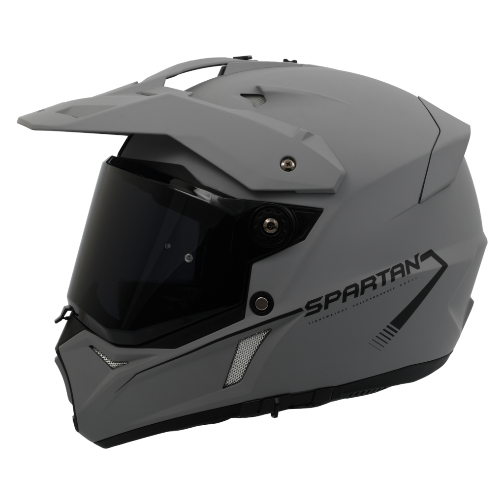 Casco SPARTAN MX803 WOLF Gris Mate