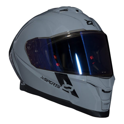 Casco Xsports X-162 Gris Brillante