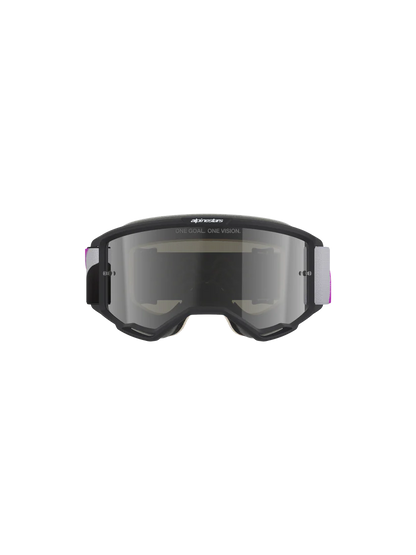 Gafas Goggle Alpinestars Vision 5 Corp Gris Morado Mirror Plata