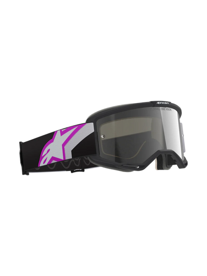 Gafas Goggle Alpinestars Vision 5 Corp Gris Morado Mirror Plata