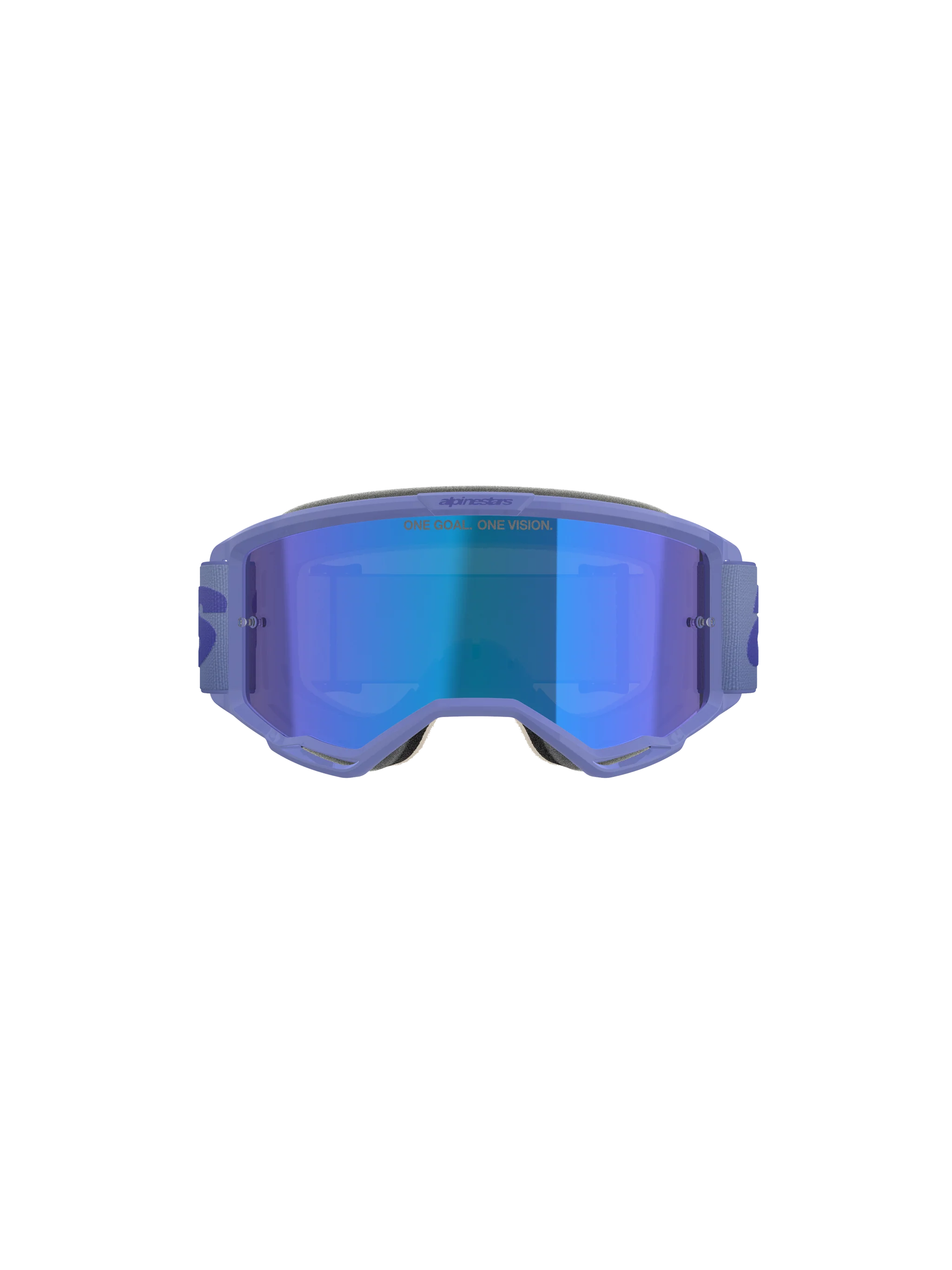 Goggle Alpinestars Vision 5 Wordmark Morado Mirror Azul