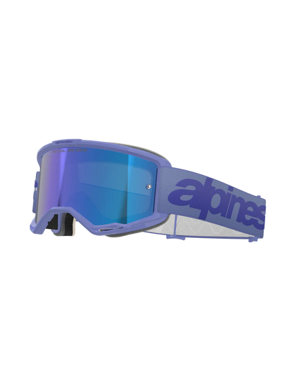 Goggle Alpinestars Vision 5 Wordmark Morado Mirror Azul