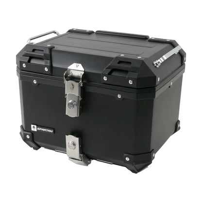 Maletero SPARTAN Aluminio 45 Lt Negro