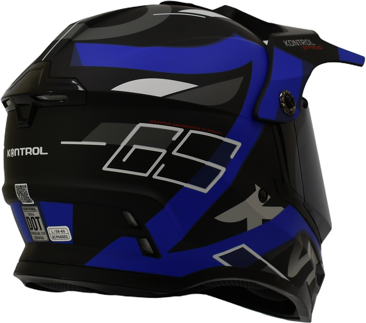 Casco KONTROL 819-6 GS Azul
