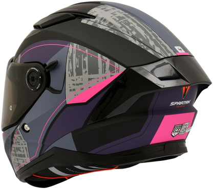 Casco SPARTAN PANTHER DETROIT Rosa