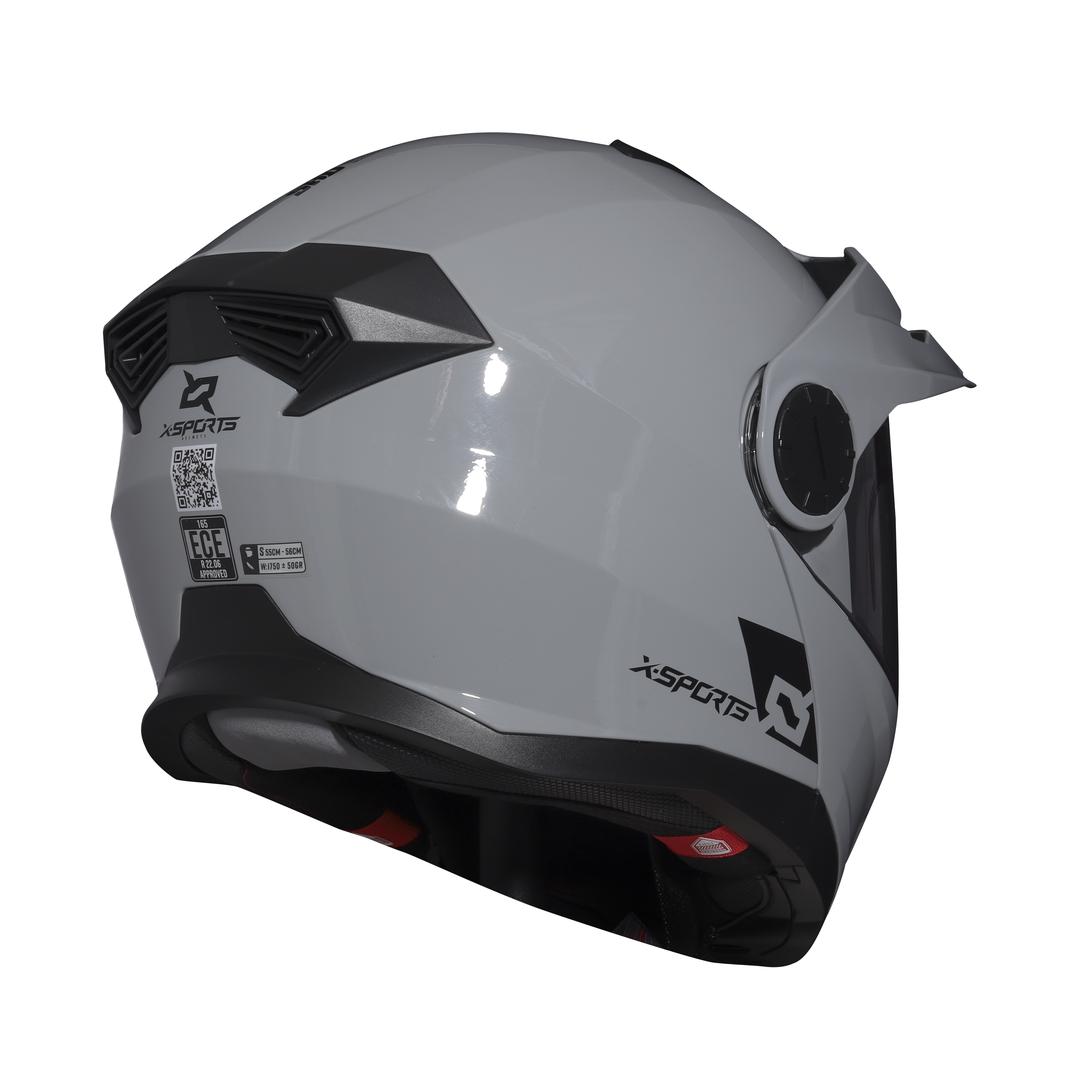 Casco XSPORTS 165 Gris Brillo