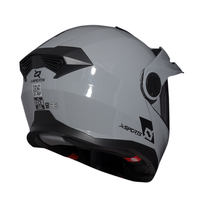 Casco XSPORTS 165 Gris Brillo