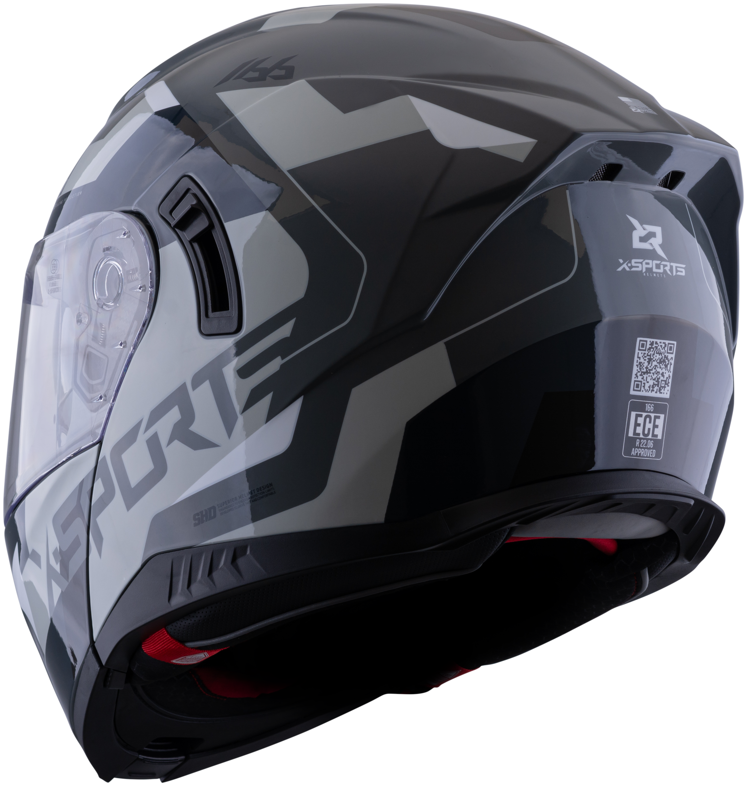 Casco XSPORTS 166 Bokanix Gris Brillante