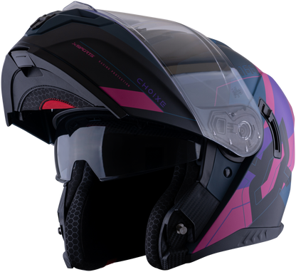 Casco XSPORTS 166 Choixe Azul Rosa Mate