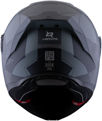 Casco XSPORTS 166 Choixe Negro Gris Mate