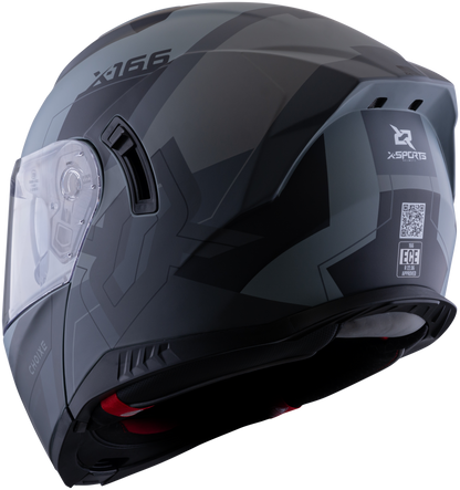 Casco XSPORTS 166 Choixe Negro Gris Mate