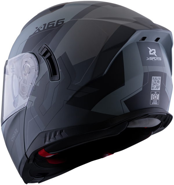Casco XSPORTS 166 Choixe Negro Gris Mate