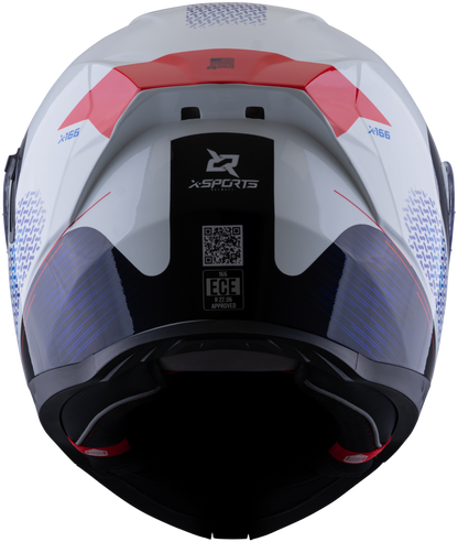 Casco XSPORTS 166 Toursafe Blanco Brillante