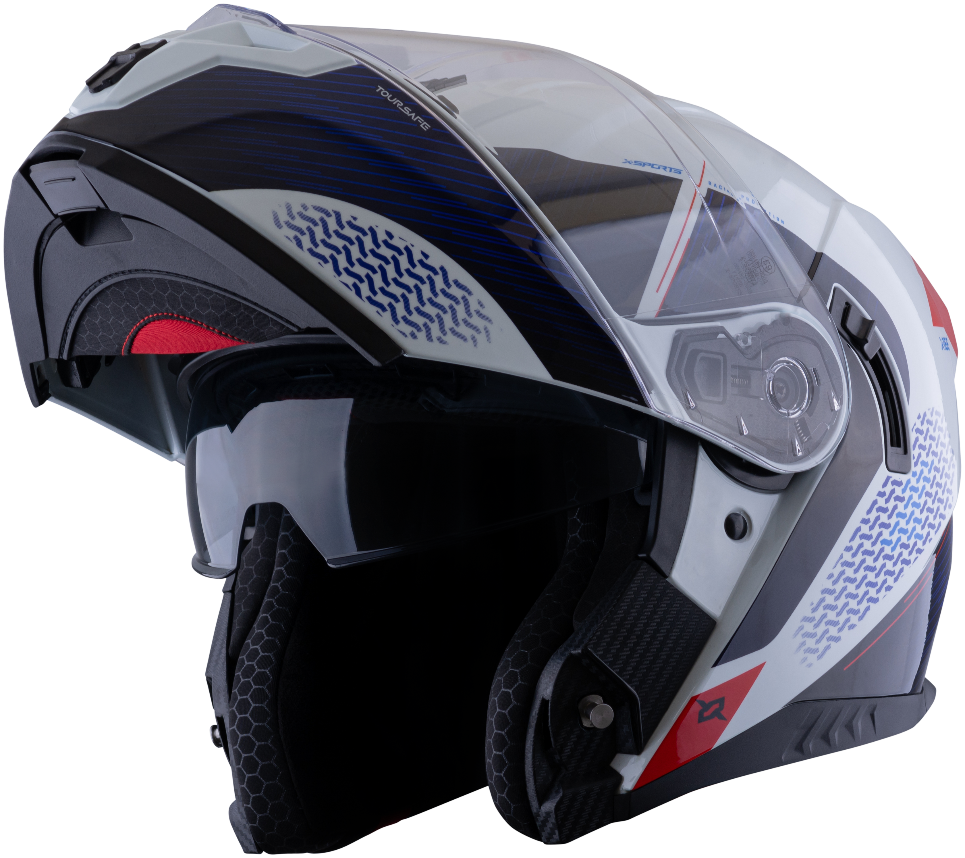 Casco XSPORTS 166 Toursafe Blanco Brillante