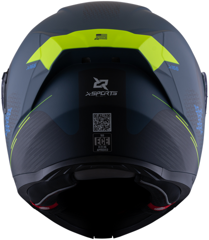 Casco XSPORTS 166 Toursafe Azul Mate