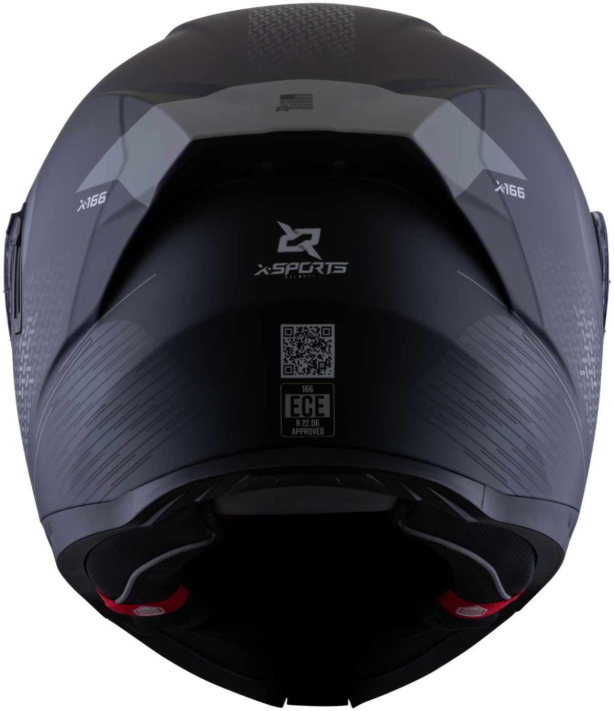 Casco XSPORTS 166 Toursafe Negro Gris