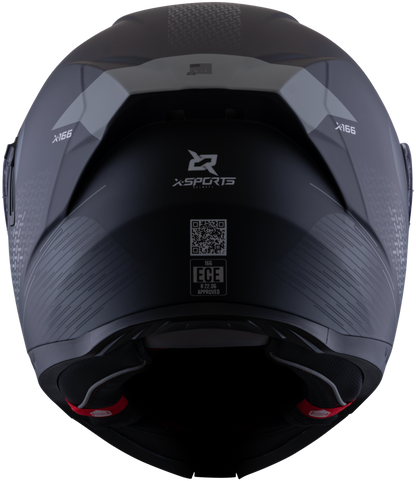 Casco XSPORTS 166 Toursafe Negro Gris