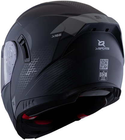 Casco XSPORTS 166 Toursafe Negro Gris