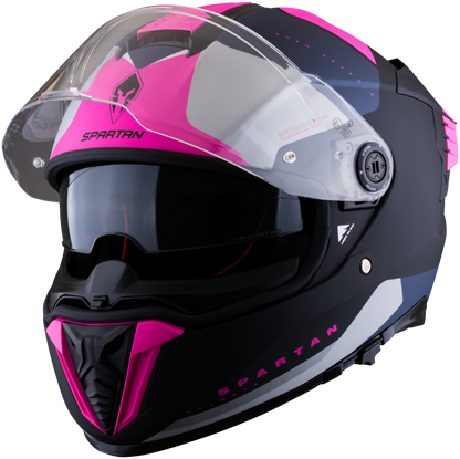 Casco SPARTAN Hawk Evo Rush Rosa Mate