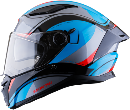 Casco SPARTAN Panther CV Negro Azul
