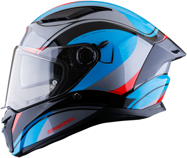 Casco SPARTAN Panther CV Negro Azul