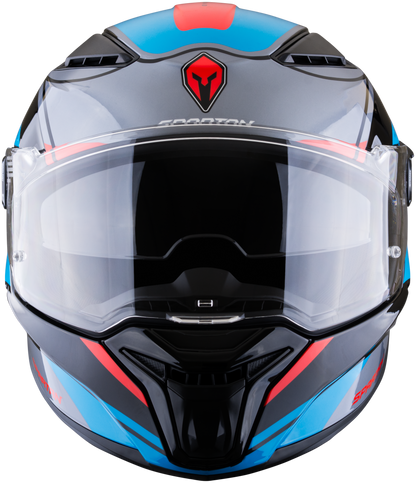 Casco SPARTAN Panther CV Negro Azul