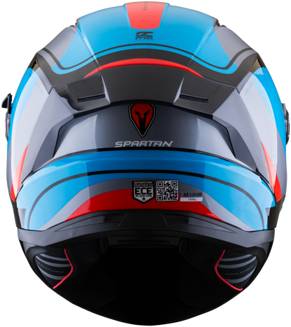 Casco SPARTAN Panther CV Negro Azul