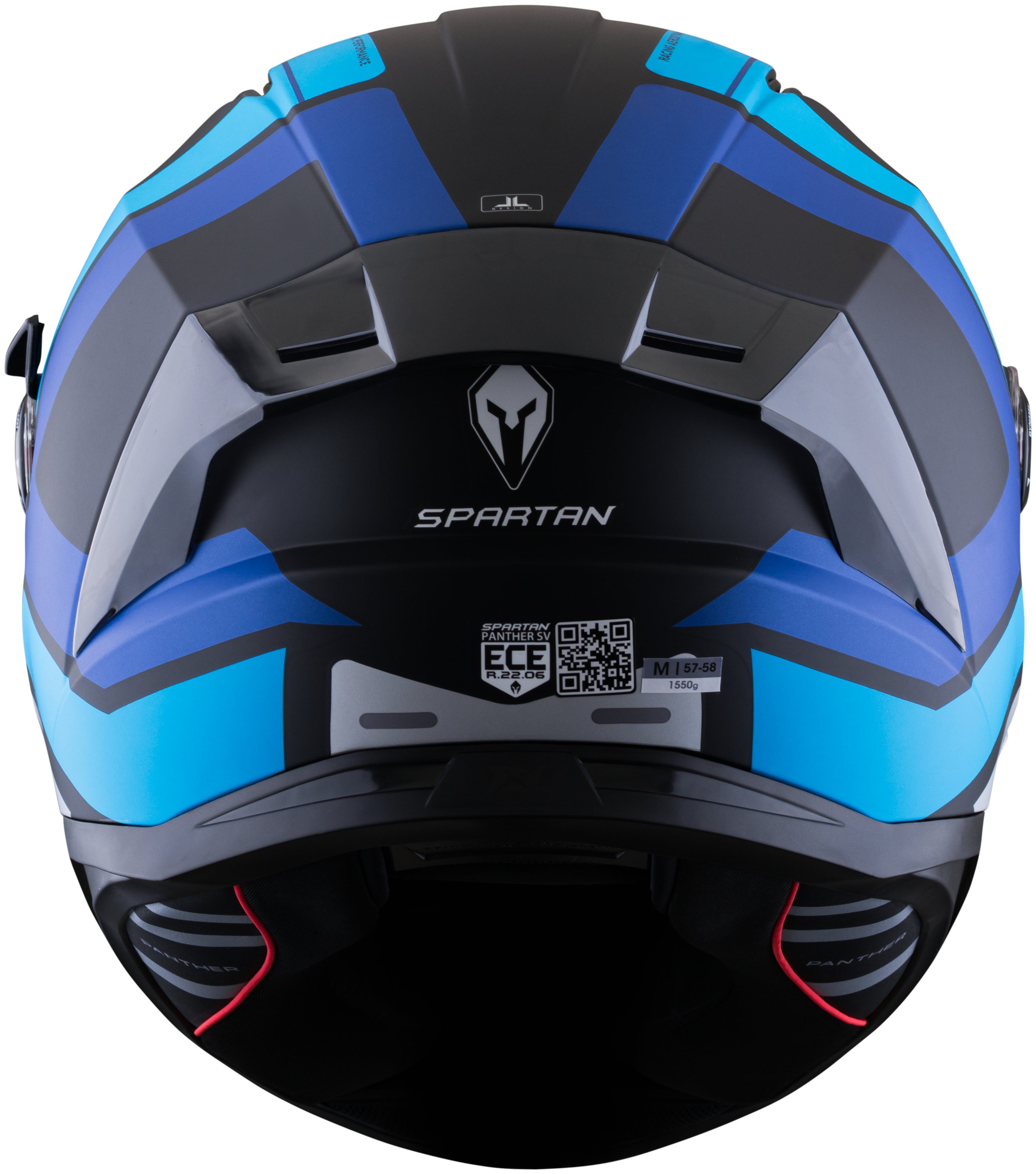 Casco SPARTAN Panther Valve Azul Gris