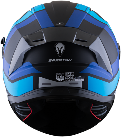Casco SPARTAN Panther Valve Azul Gris