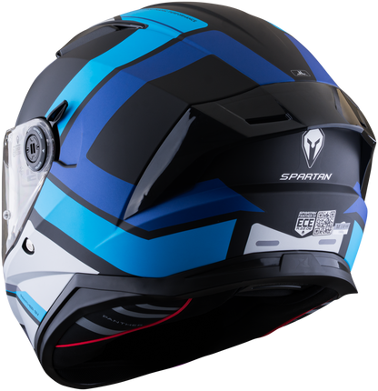 Casco SPARTAN Panther Valve Azul Gris