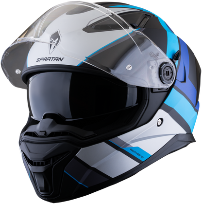 Casco SPARTAN Panther Valve Azul Gris
