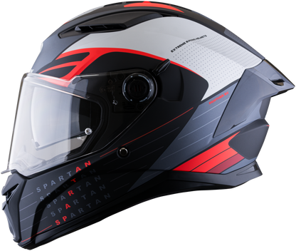 Casco SPARTAN Panther Dimension Negro Rojo