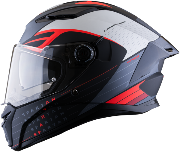 Casco SPARTAN Panther Dimension Negro Rojo