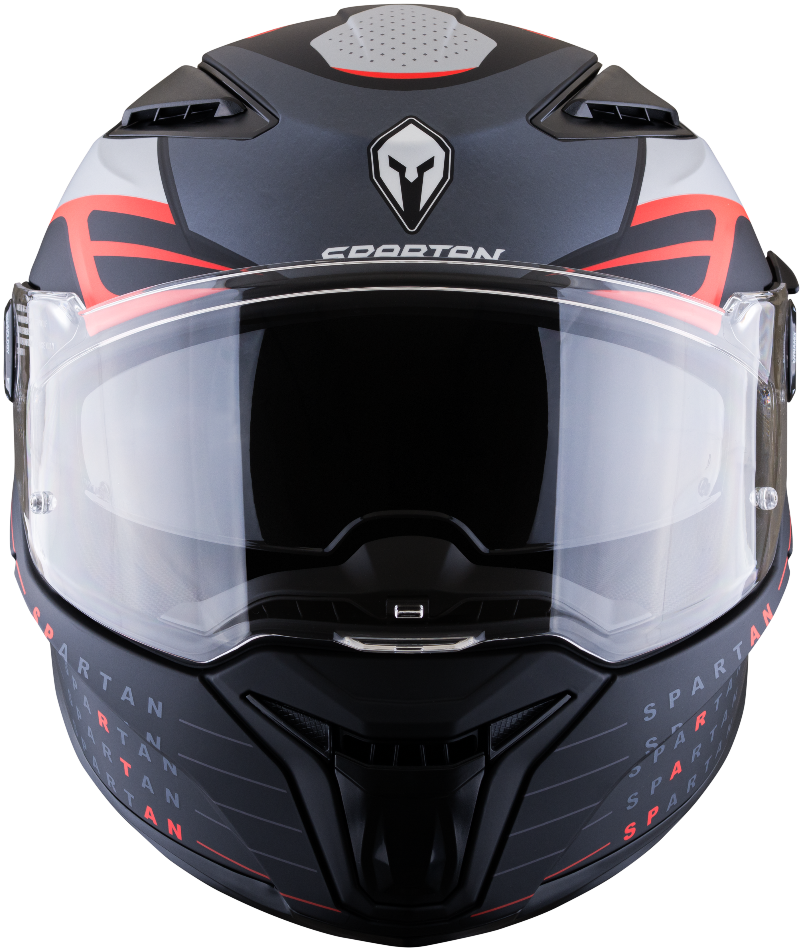 Casco SPARTAN Panther Dimension Negro Rojo