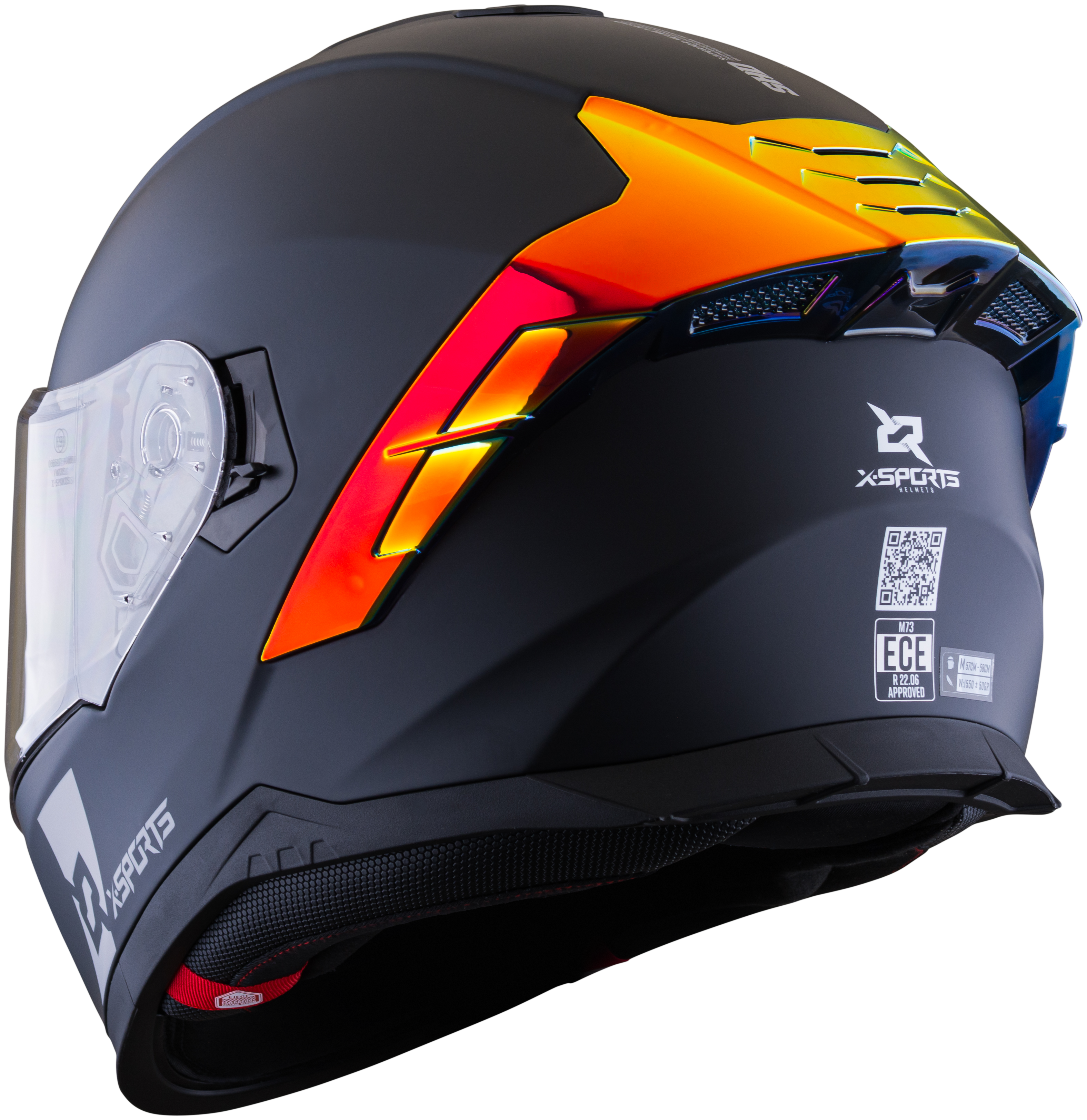 Casco XSPORTS M73 Negro Mate