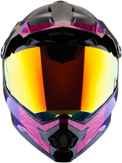 Casco KONTROL 819-6 Desert Morado Rosa
