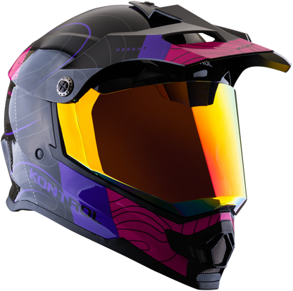 Casco KONTROL 819-6 Desert Morado Rosa