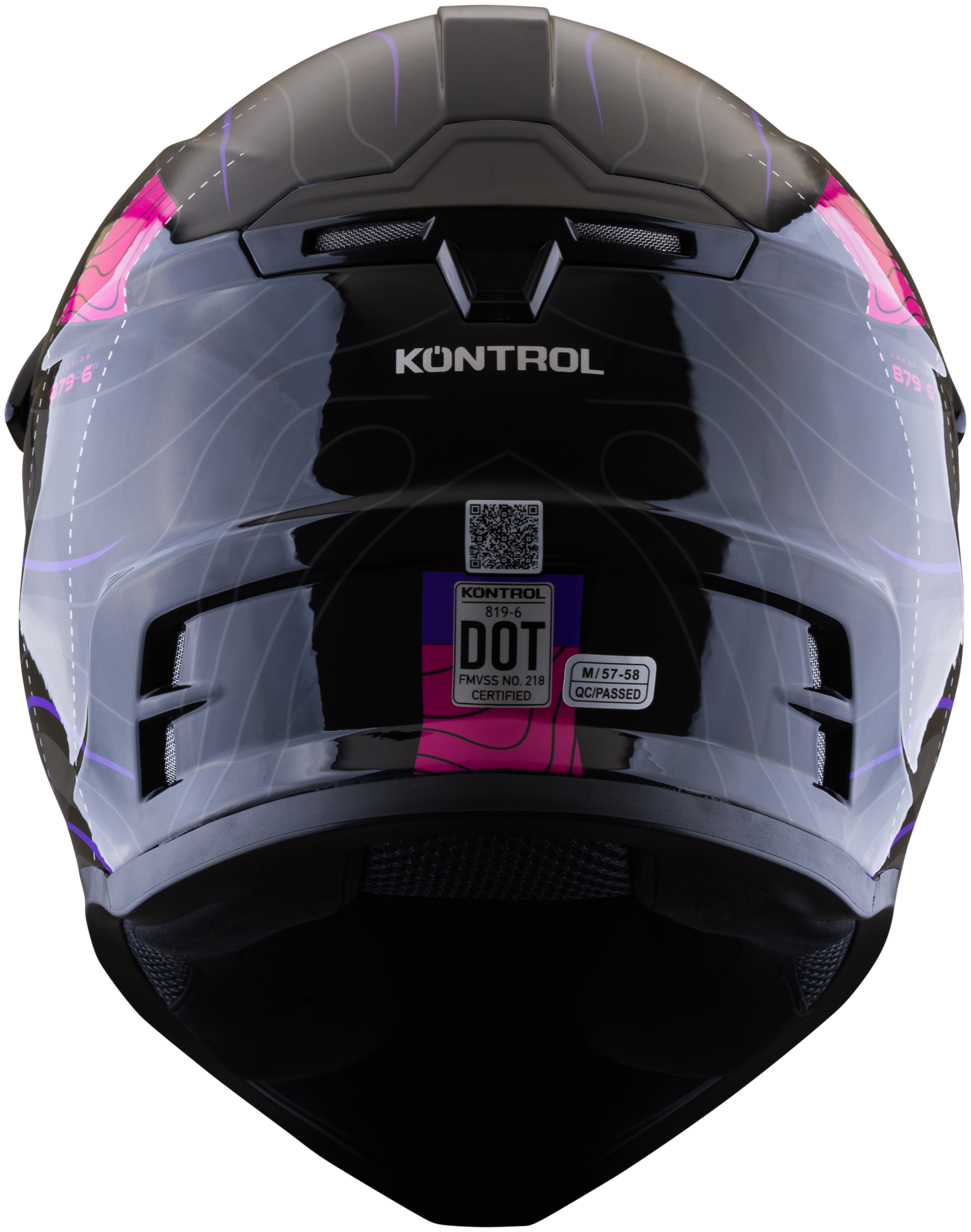 Casco KONTROL 819-6 Desert Morado Rosa