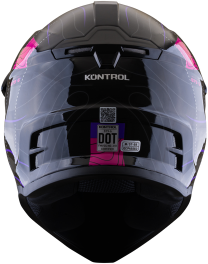 Casco KONTROL 819-6 Desert Morado Rosa