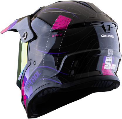 Casco KONTROL 819-6 Desert Morado Rosa