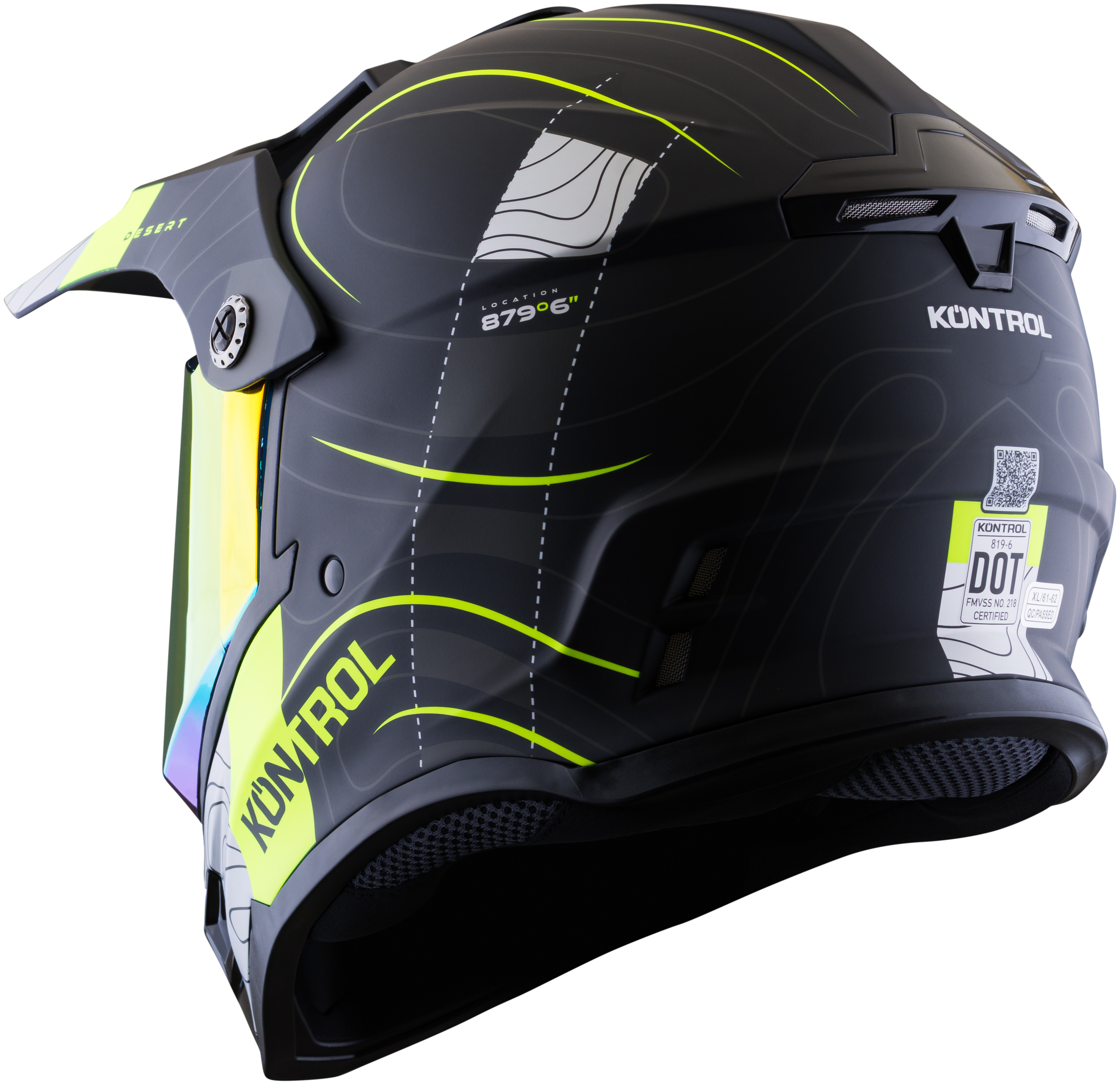 Casco KONTROL 819-6 Desert Amarillo