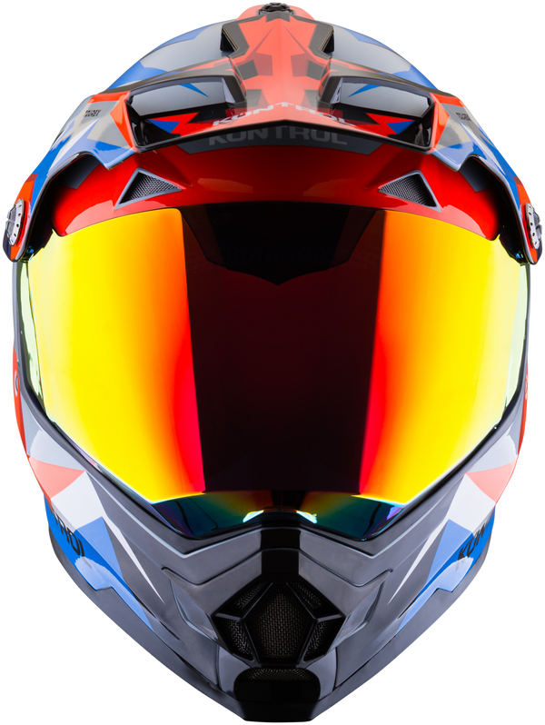 Casco KONTROL 819-6 Tourex Gris Rojo
