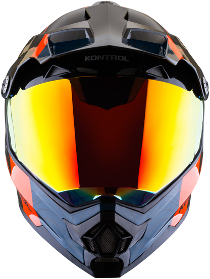 Casco KONTROL 819-6 Desert Azul Rojo