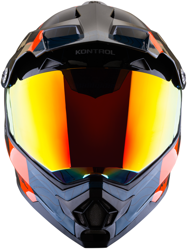 Casco KONTROL 819-6 Desert Azul Rojo