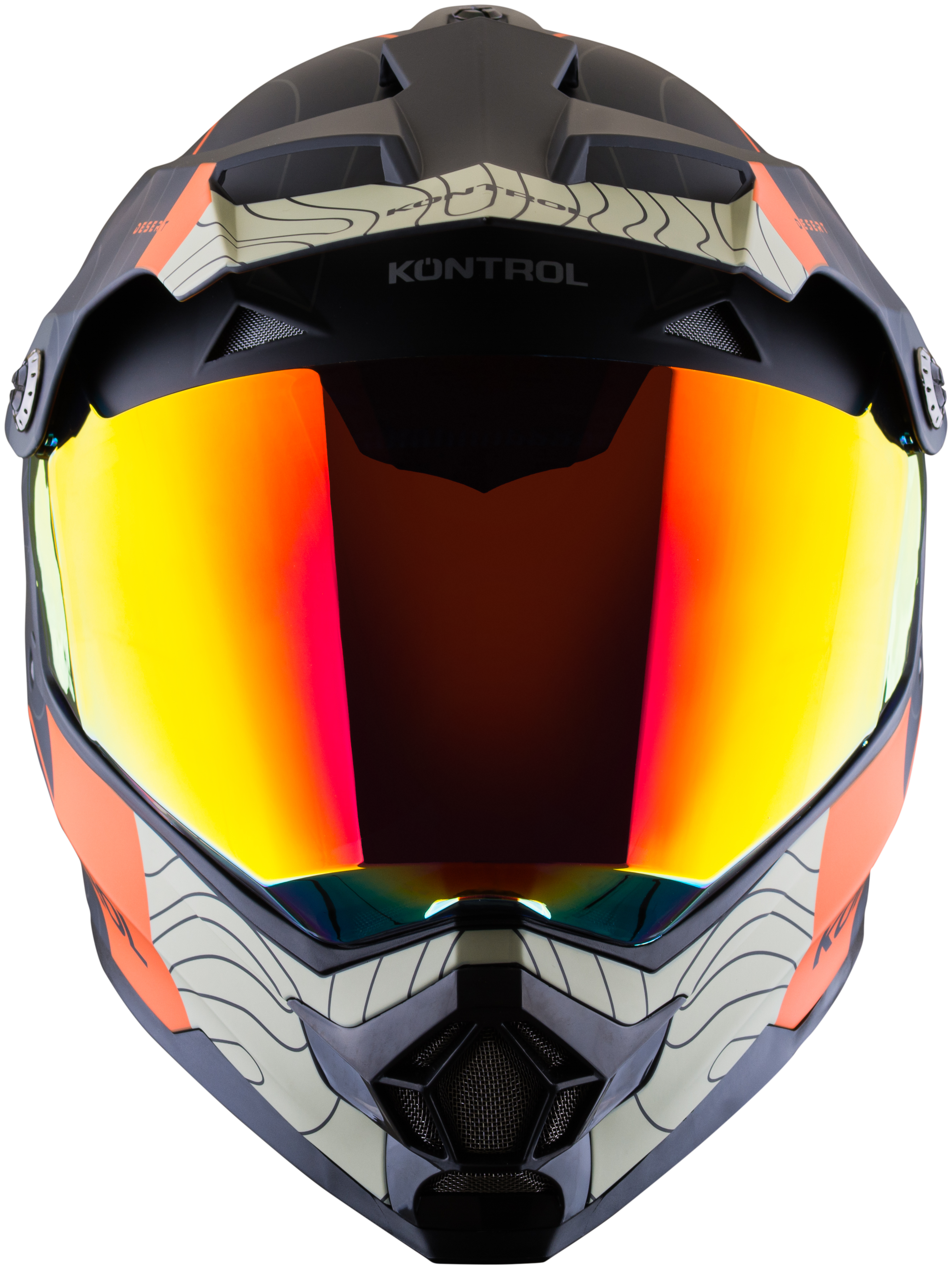 Casco KONTROL 819-6 Desert Arena Naranja