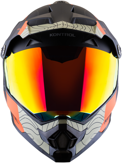 Casco KONTROL 819-6 Desert Arena Naranja
