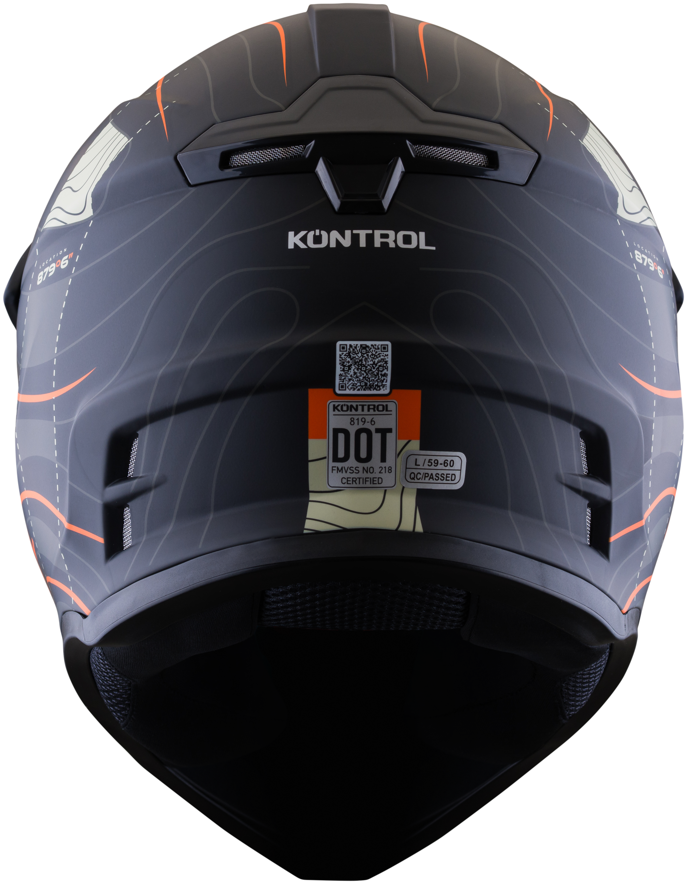 Casco KONTROL 819-6 Desert Arena Naranja