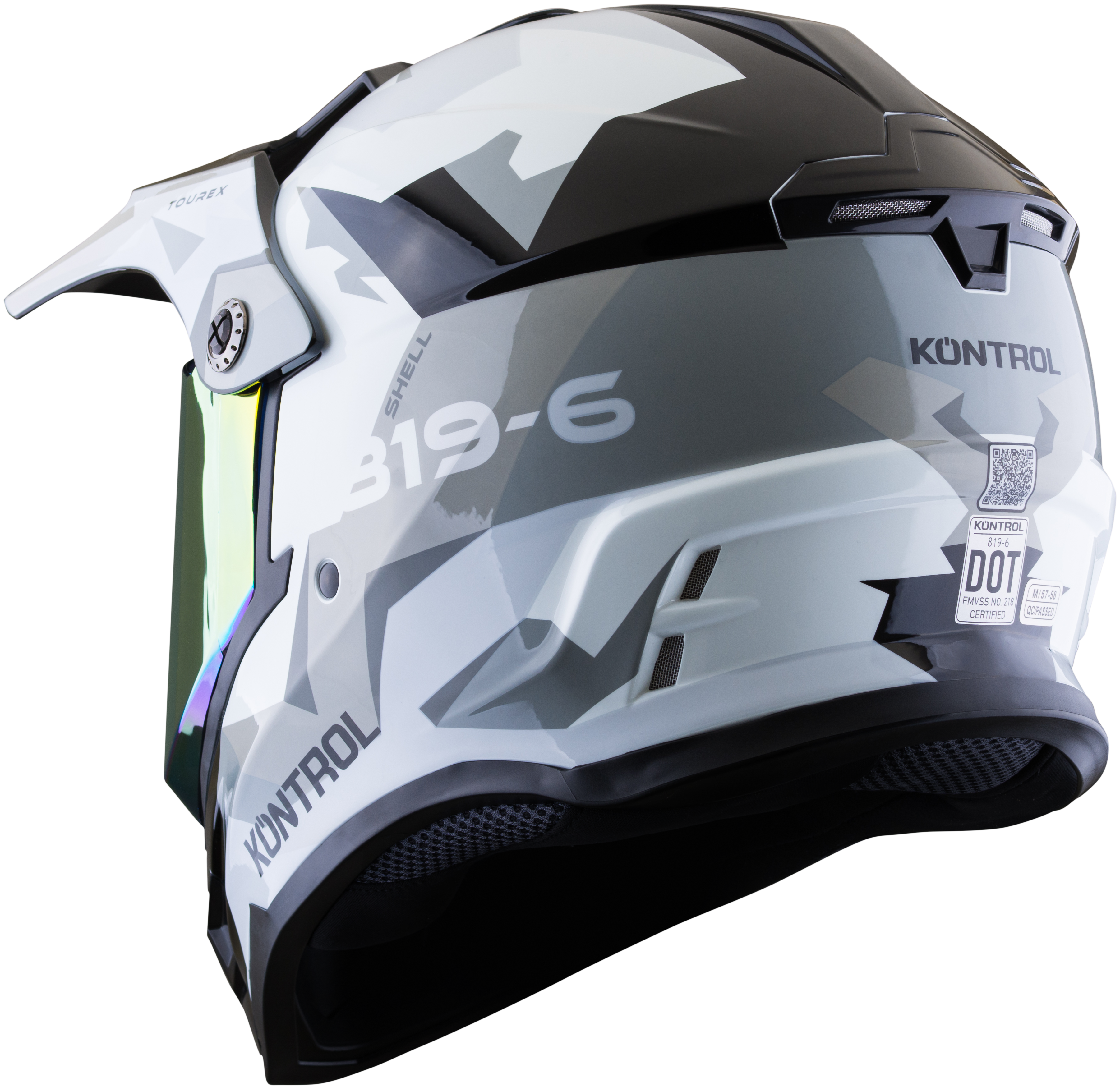 Casco KONTROL 819-6 Tourex Blanco